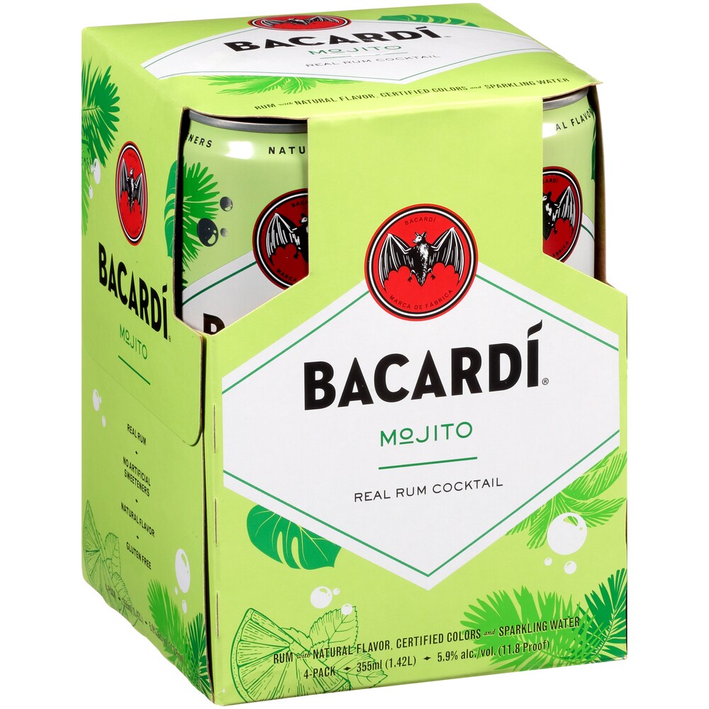Bacardí Mojito Rum Cocktail, Cans