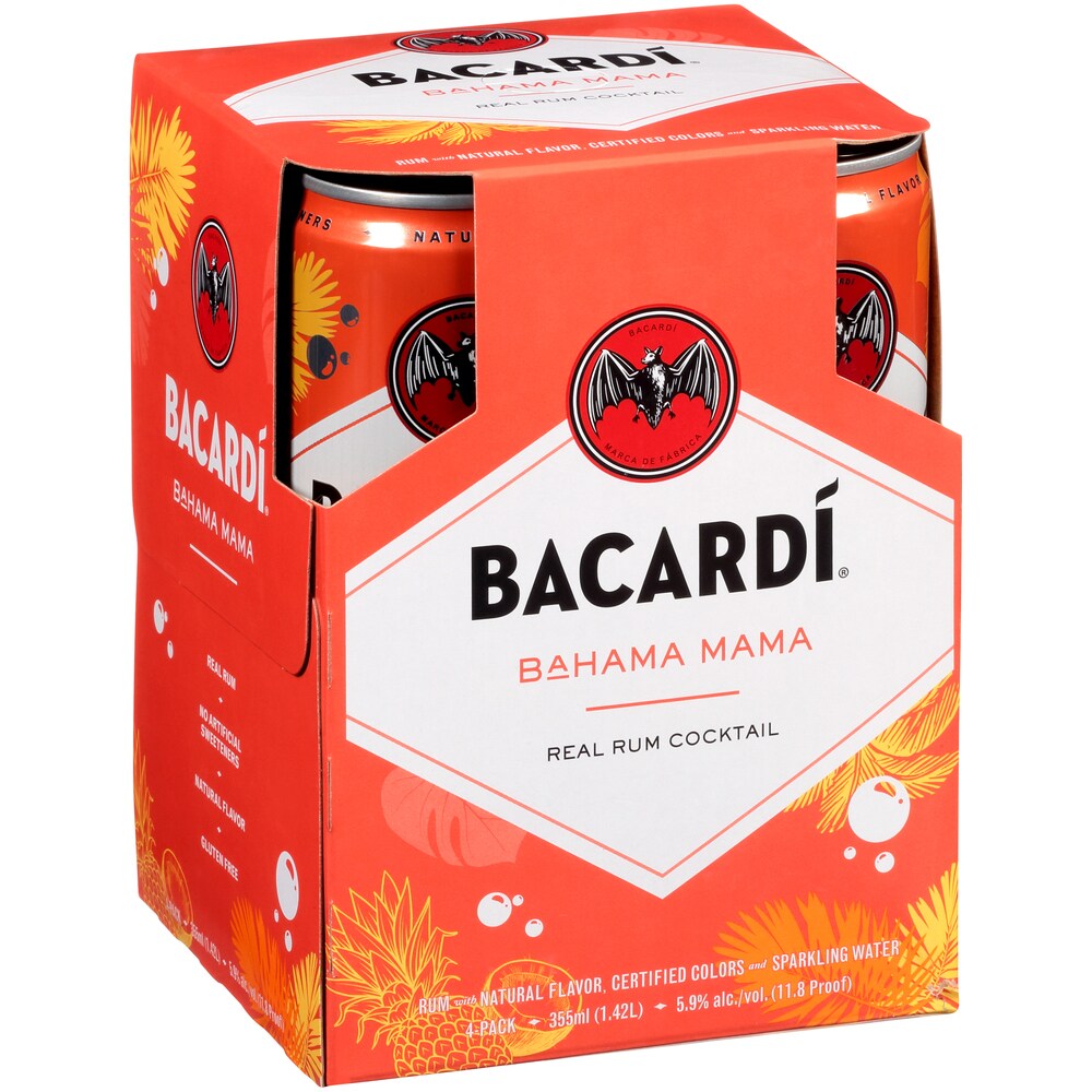 Bacardí Bahama Mama Rum Cocktail, Cans 