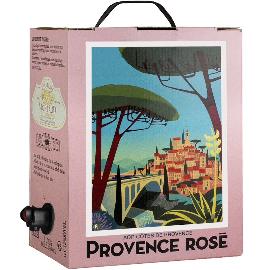 Château Montaud Côtes de Provence Rosé, Box