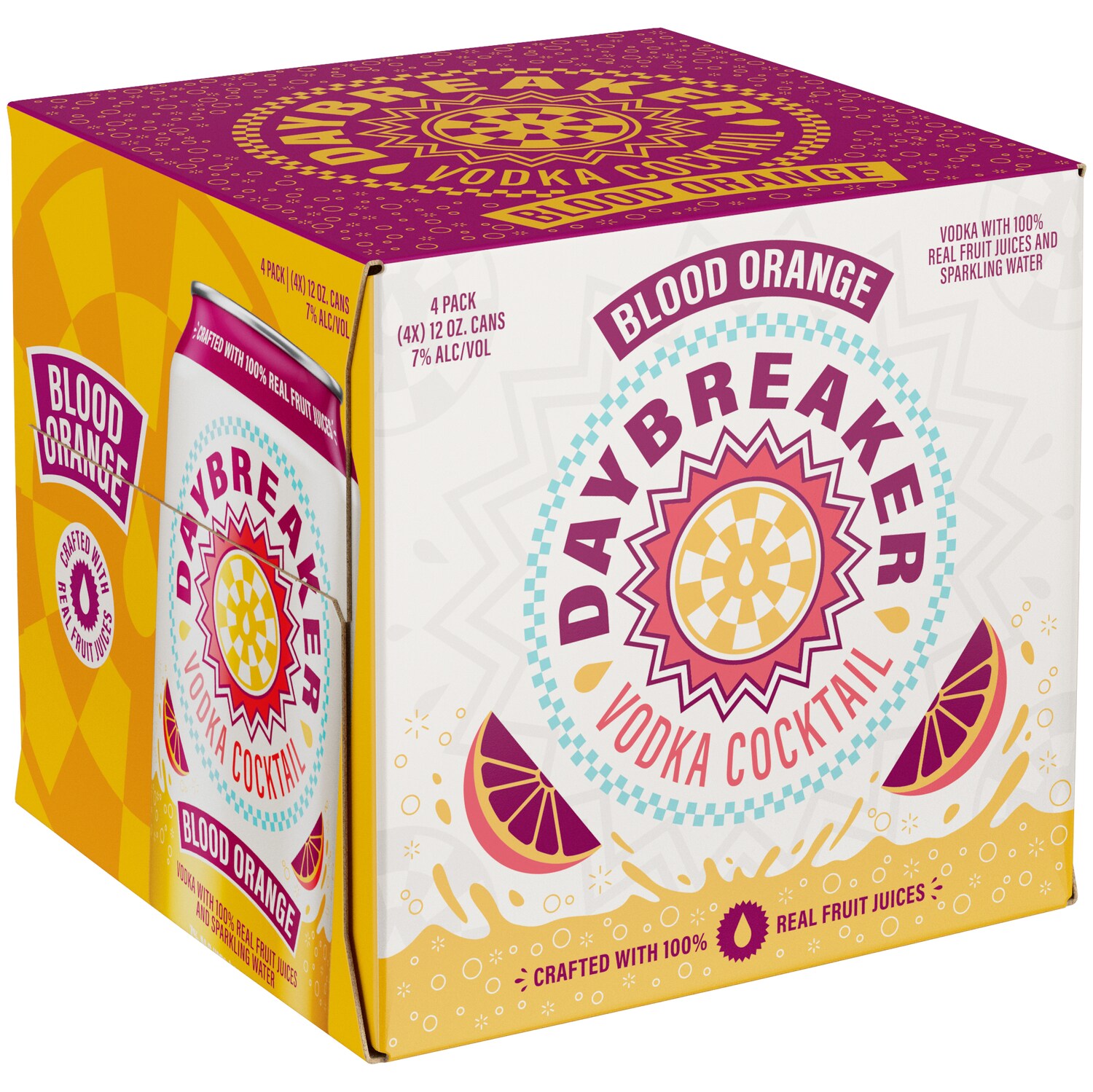 Daybreaker Blood Orange Vodka Cocktail, Cans