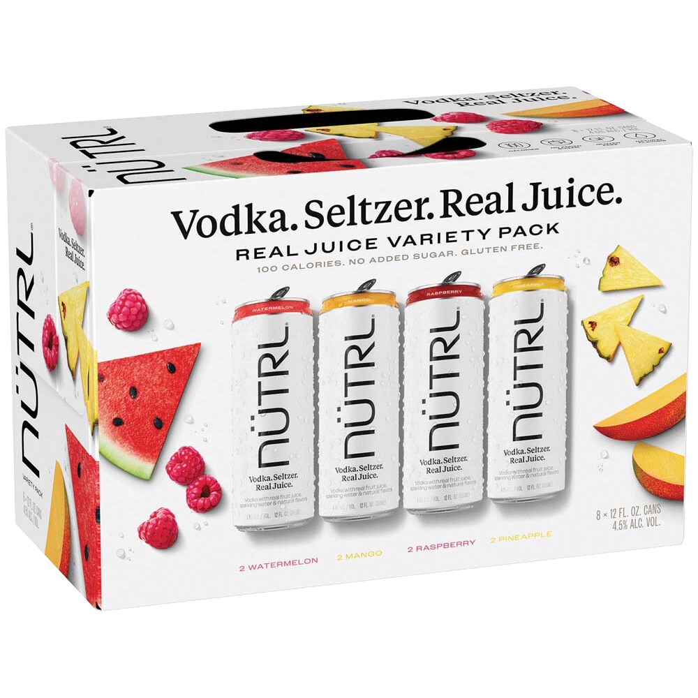 NÜTRL Vodka Seltzer Variety Pack, Cans