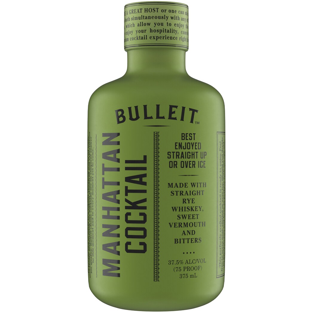 Bulleit Manhattan Cocktail, Glass Bottle