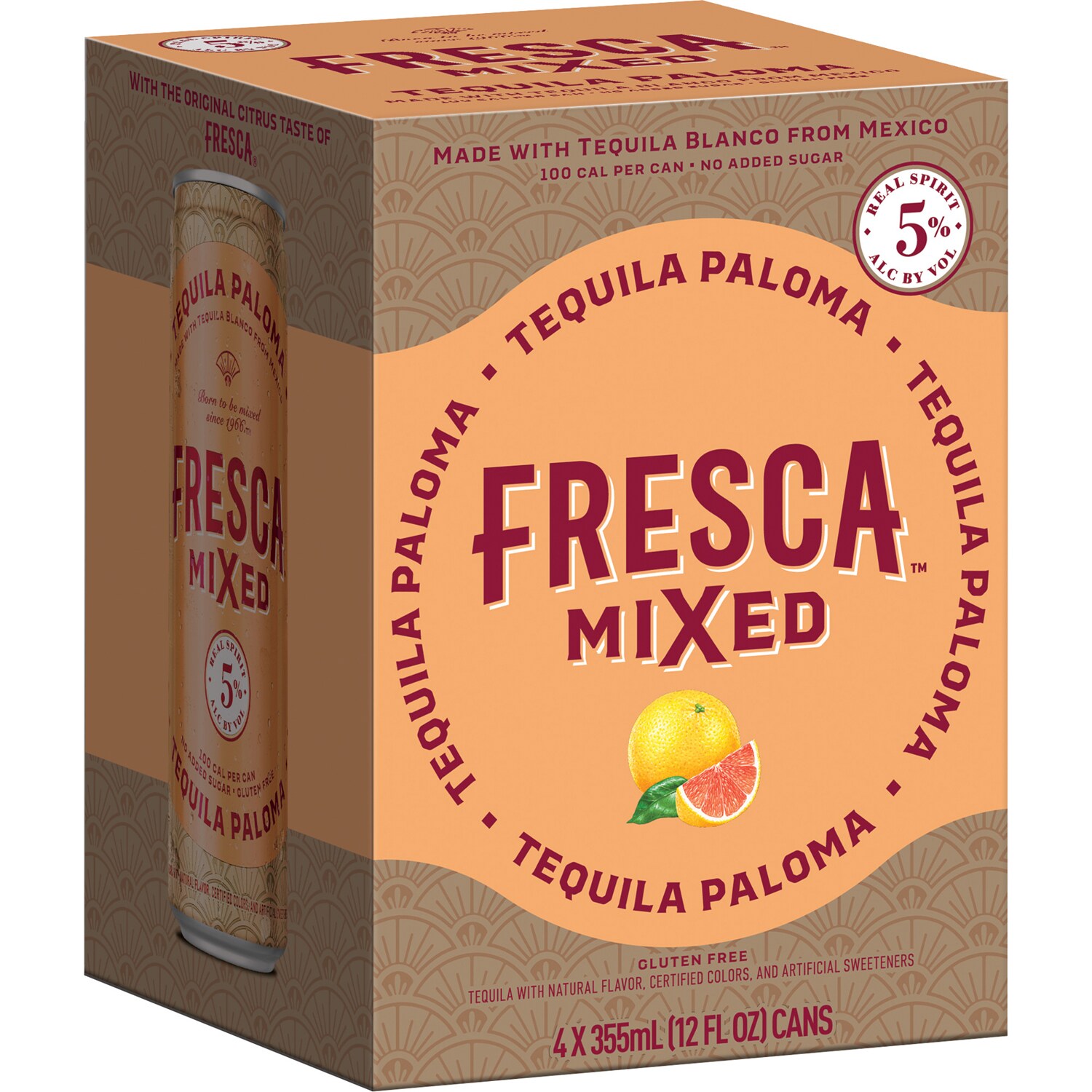 Fresca Mixed Tequila Paloma Cocktail, Cans