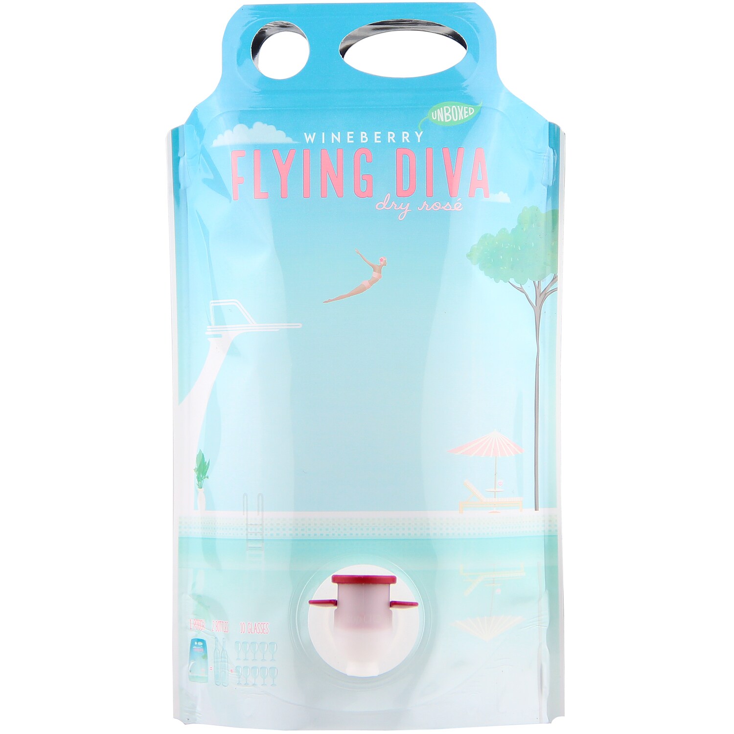 Flying Diva Bagnum Rosé