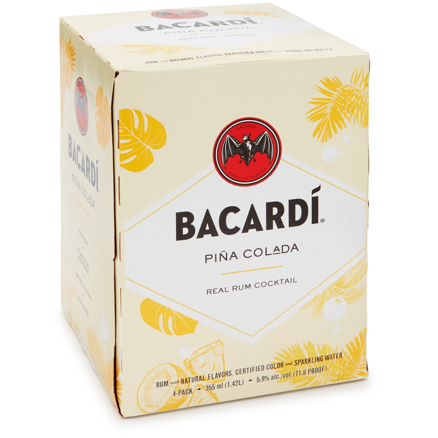 Bacardí Pina Colada Rum Cocktail, Cans