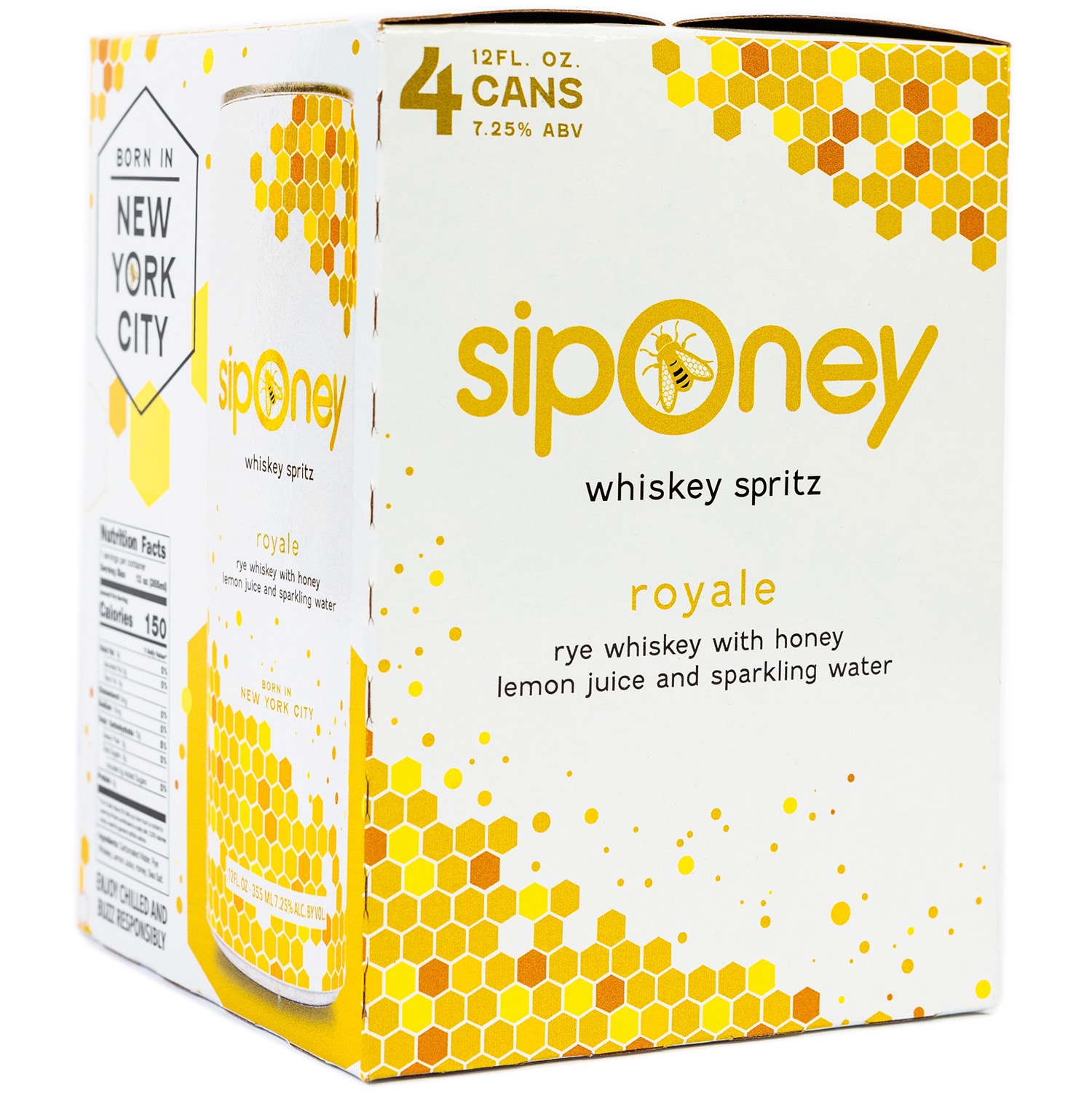 Siponey Royale Whiskey Spritz Cocktail, Cans
