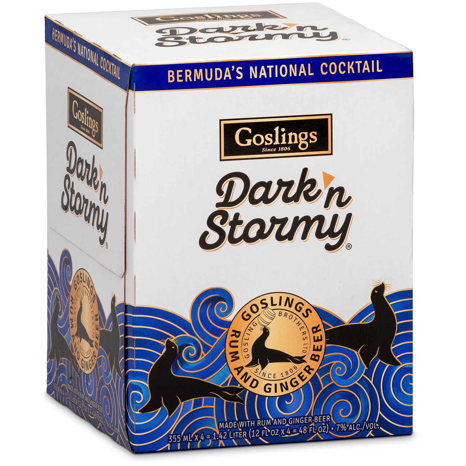 Gosling's Dark 'n Stormy, Cans