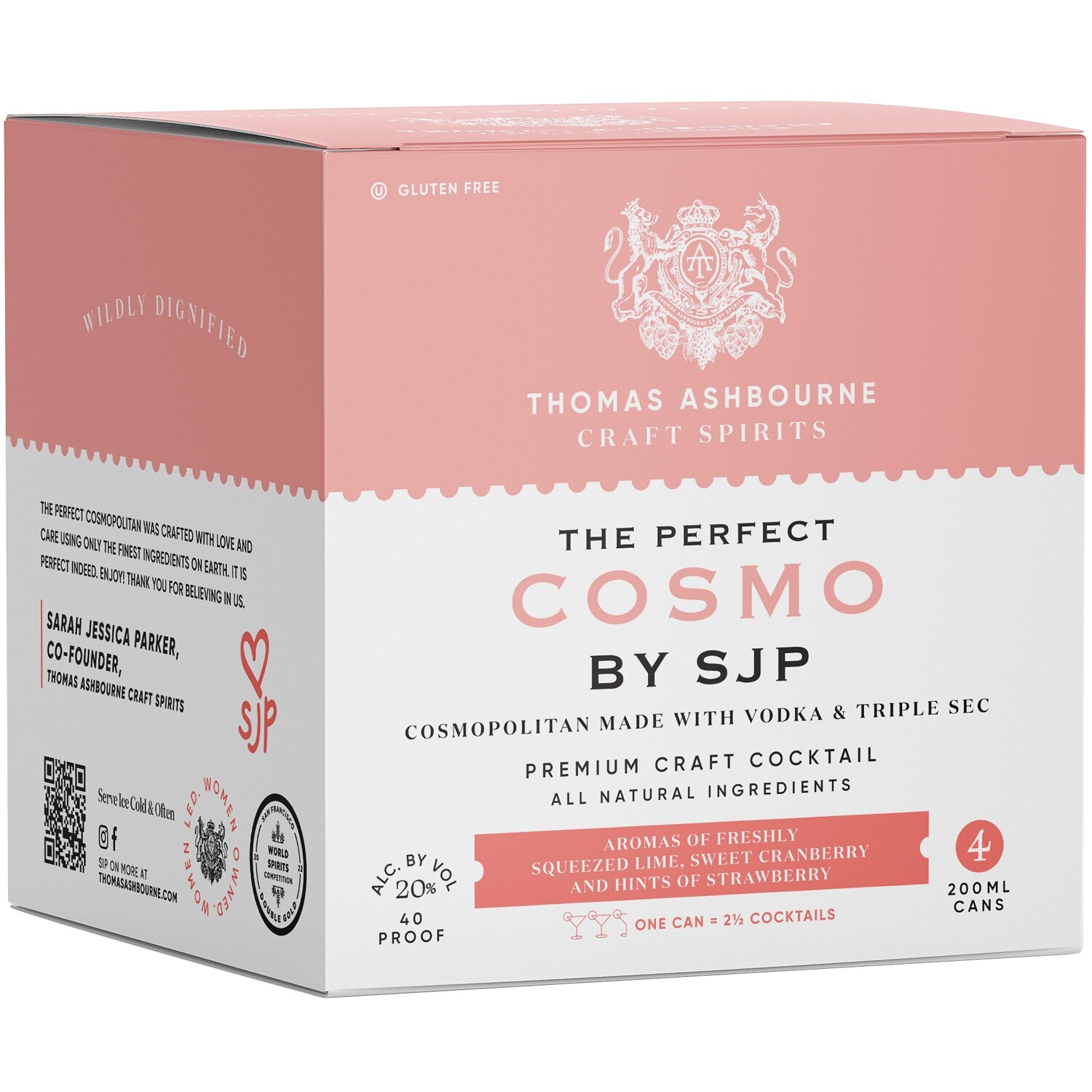 Thomas Ashbourne The Perfect Cosmo by SJP Cocktail, Cans