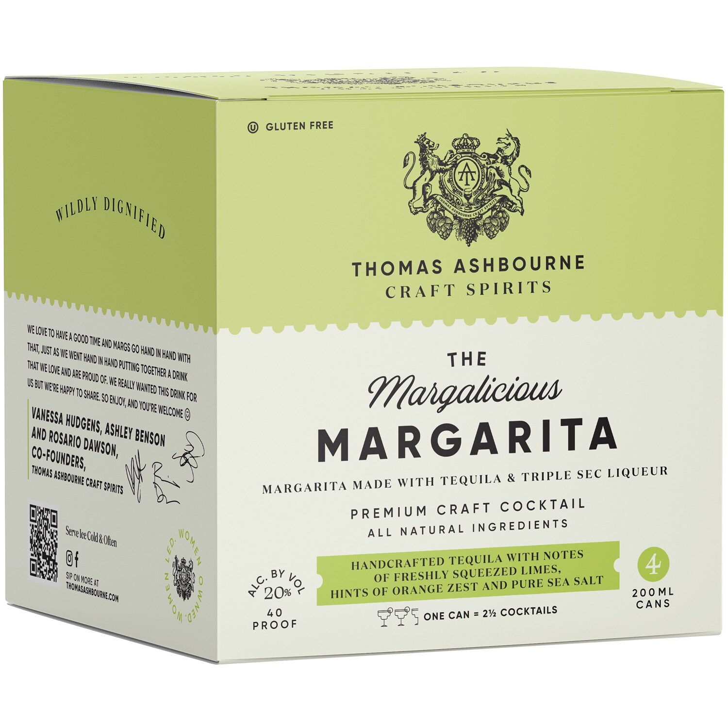Thomas Ashbourne The Margalicious Margarita Cocktail, Cans