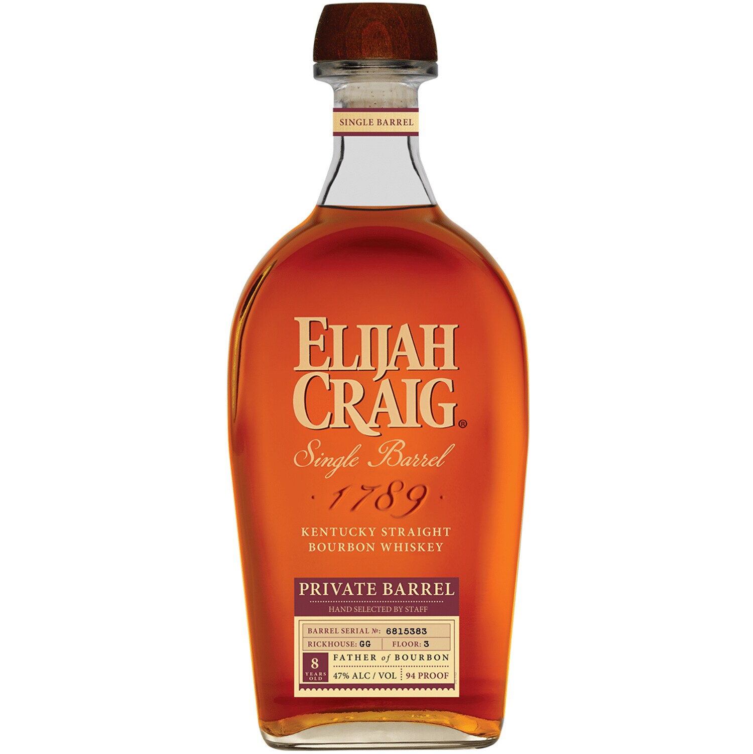 Elijah Craig FreshDirect Barrel Selection 8 Year Old Bourbon