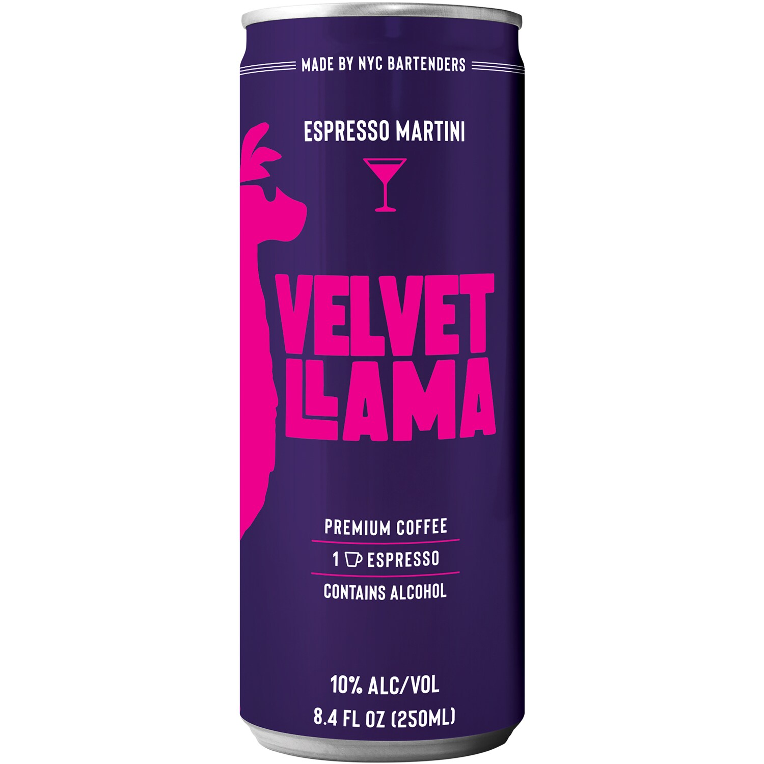 Velvet Llama Espresso Martini, Can