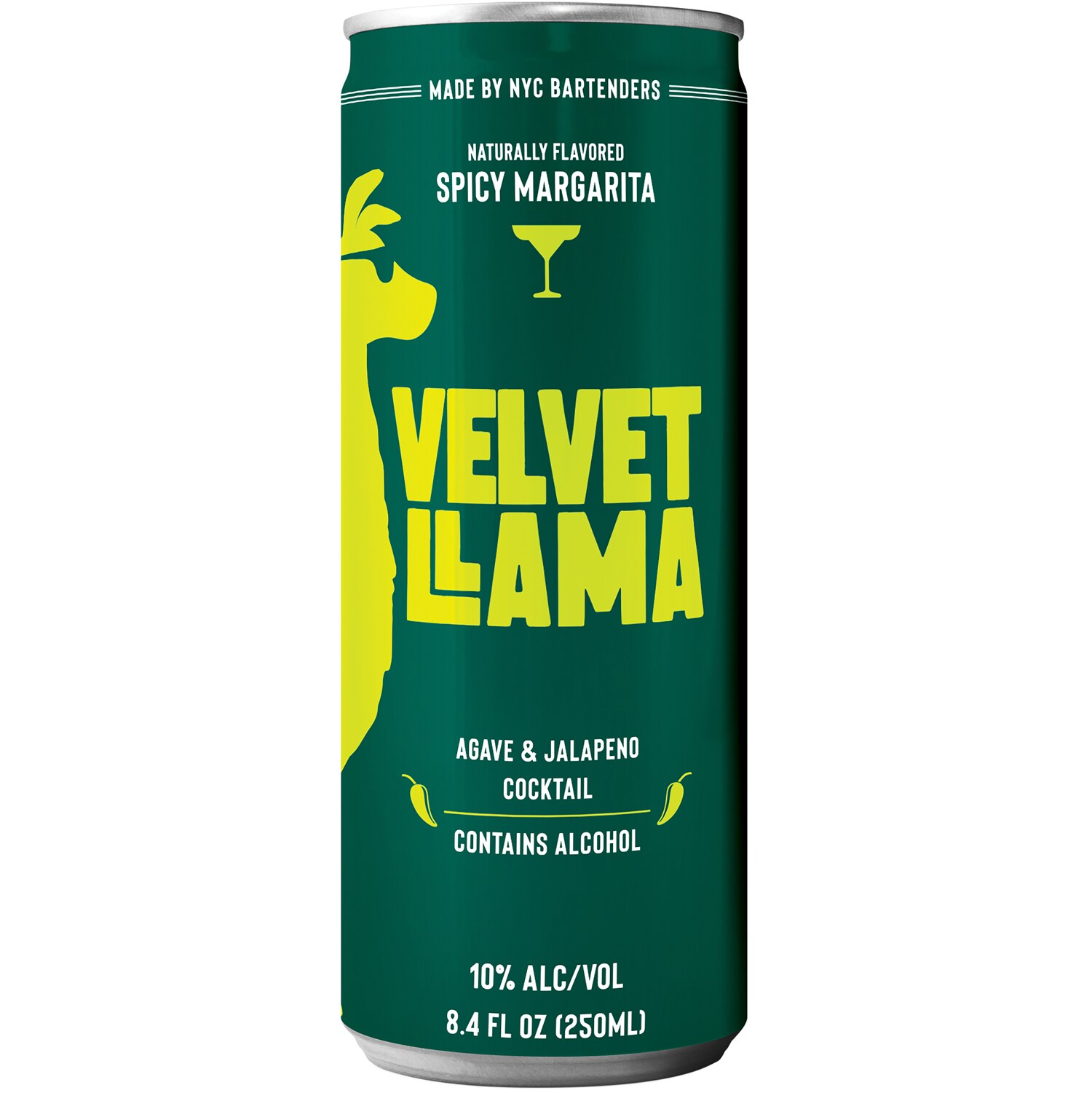 Velvet Llama Spicy Margarita, Can