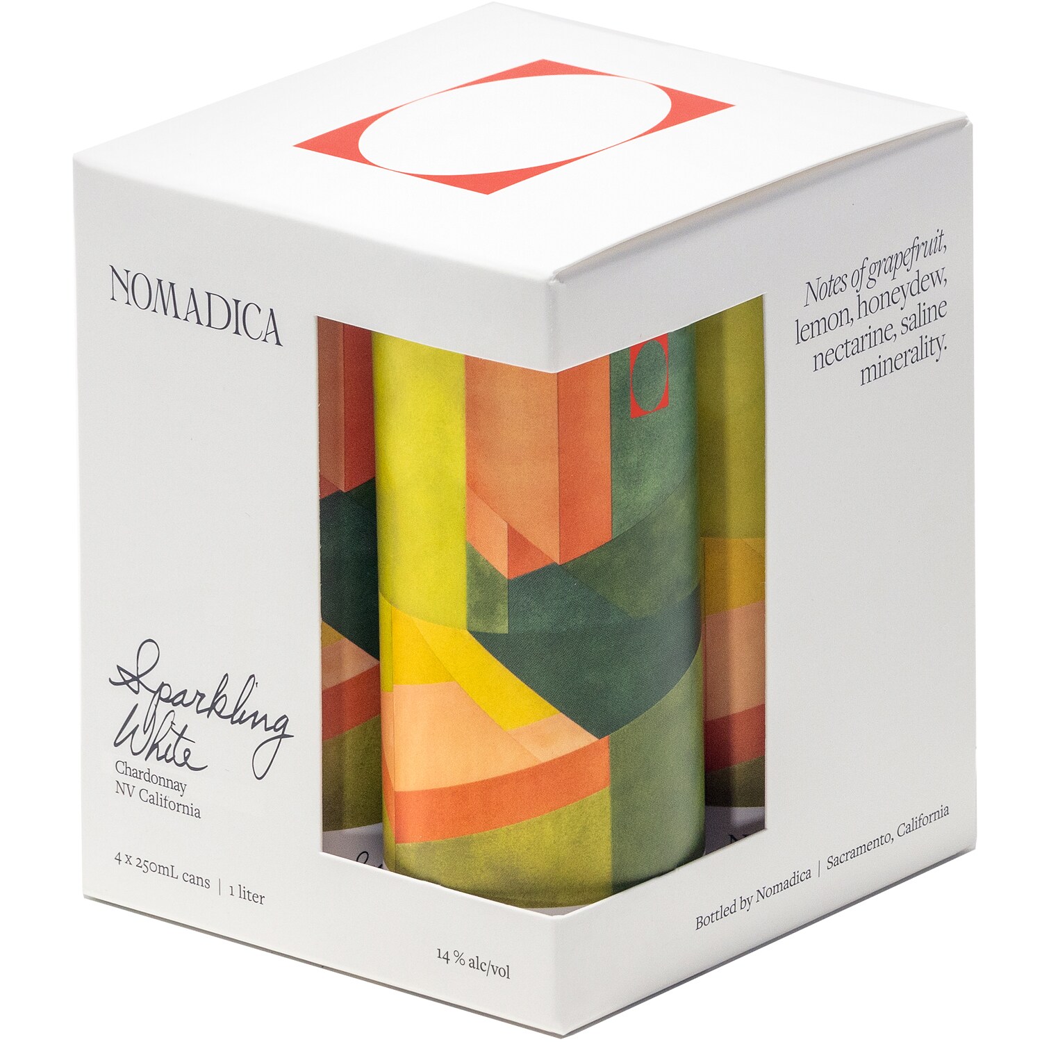 Nomadica Sparkling White Wine, Cans