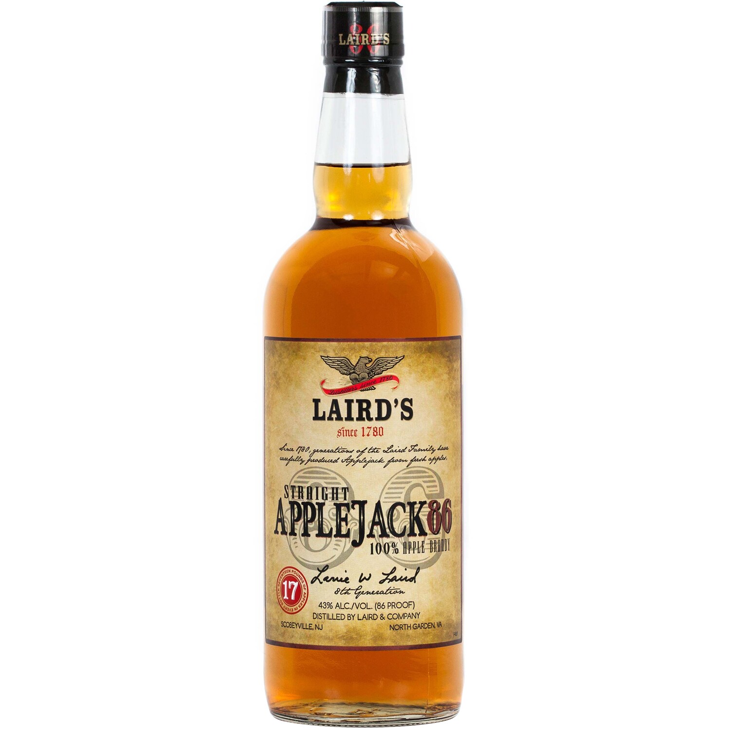 Laird's Straight Applejack Brandy