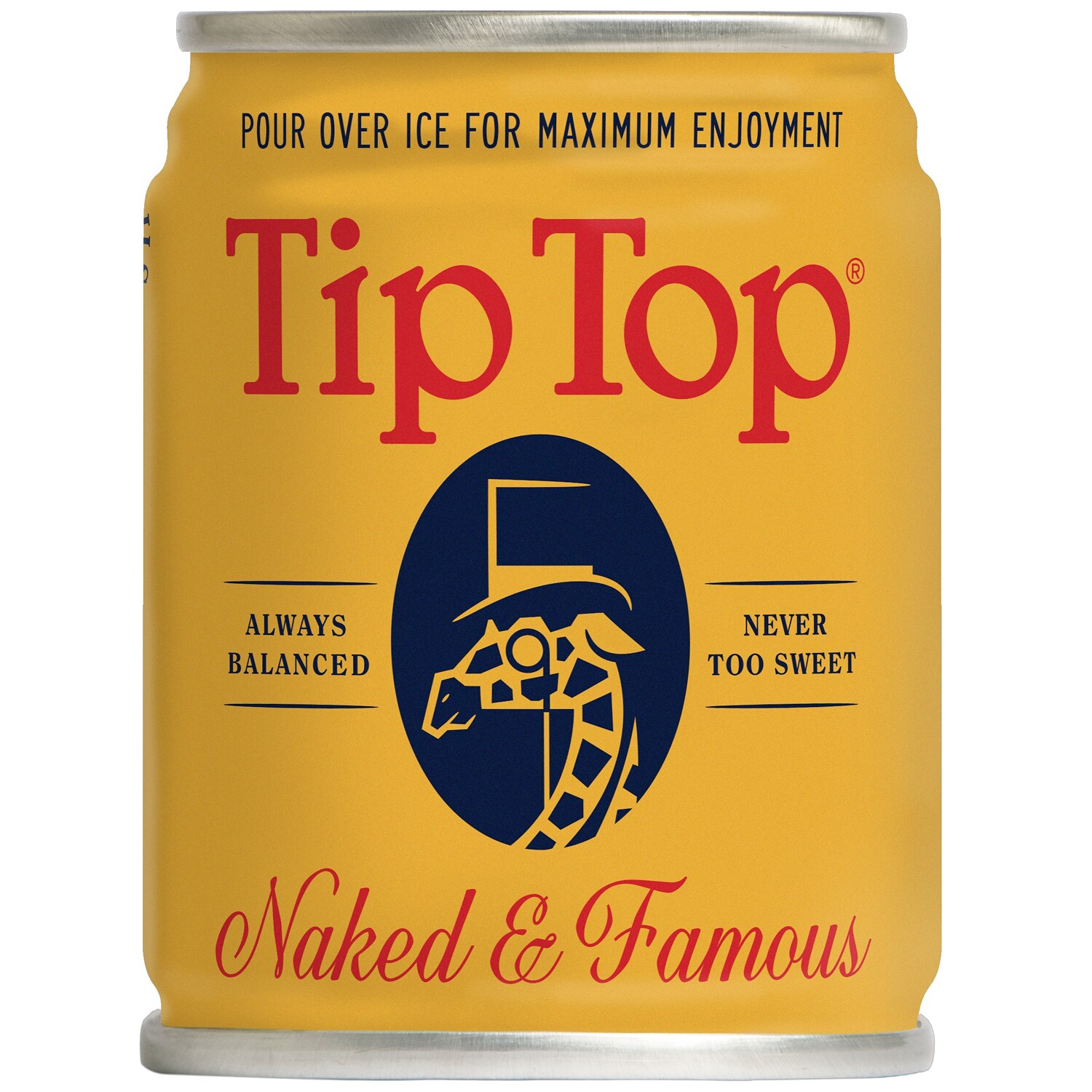 Tip Top Naked & Famous Cocktail, Can
