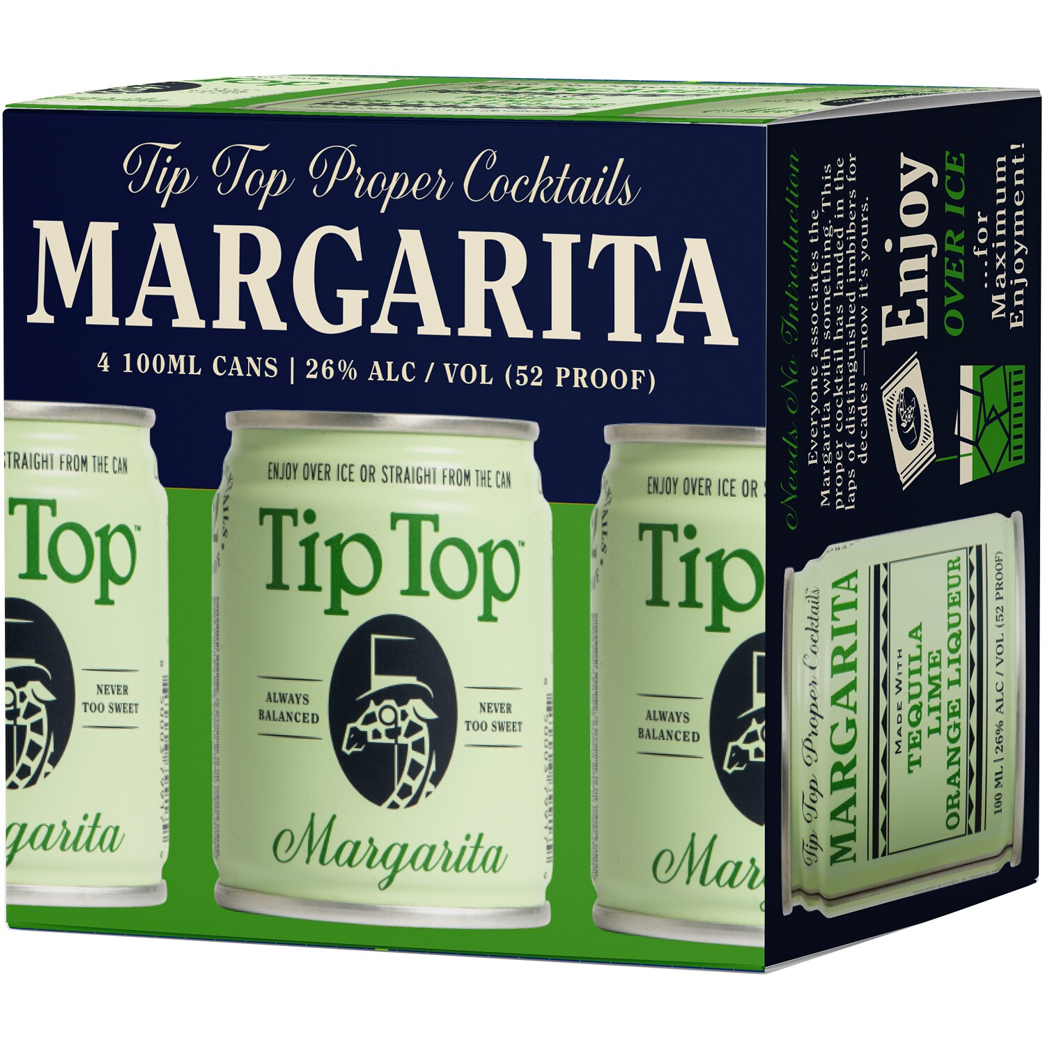 Tip Top Margarita Cocktail, Cans 4ct FreshDirect