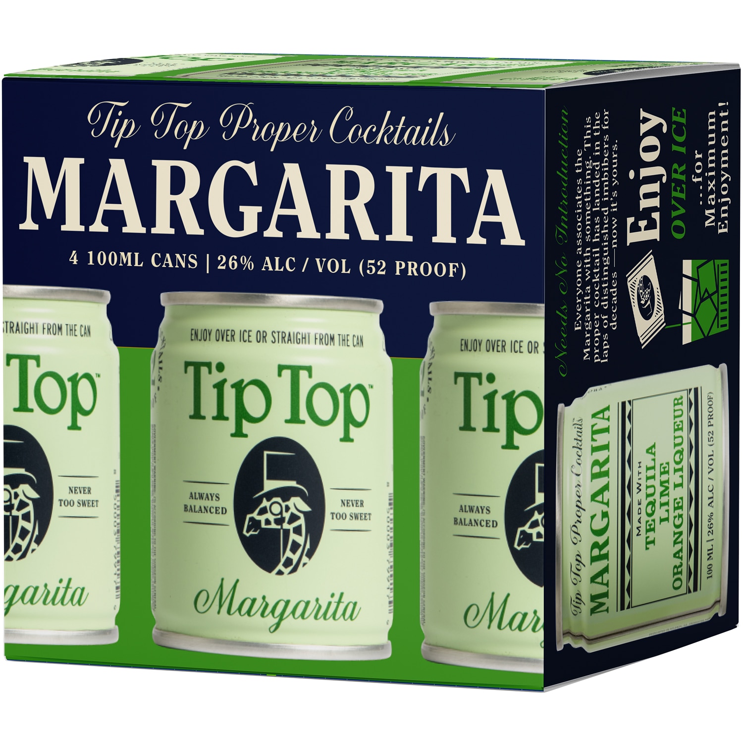 Tip Top Margarita Cocktail, Cans
