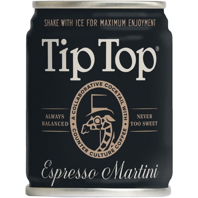 Tip Top Espresso Martini Cocktail, Can