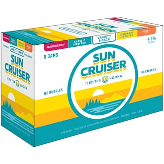 Sun Cruiser Vodka Iced Tea Variety Pack, Cans