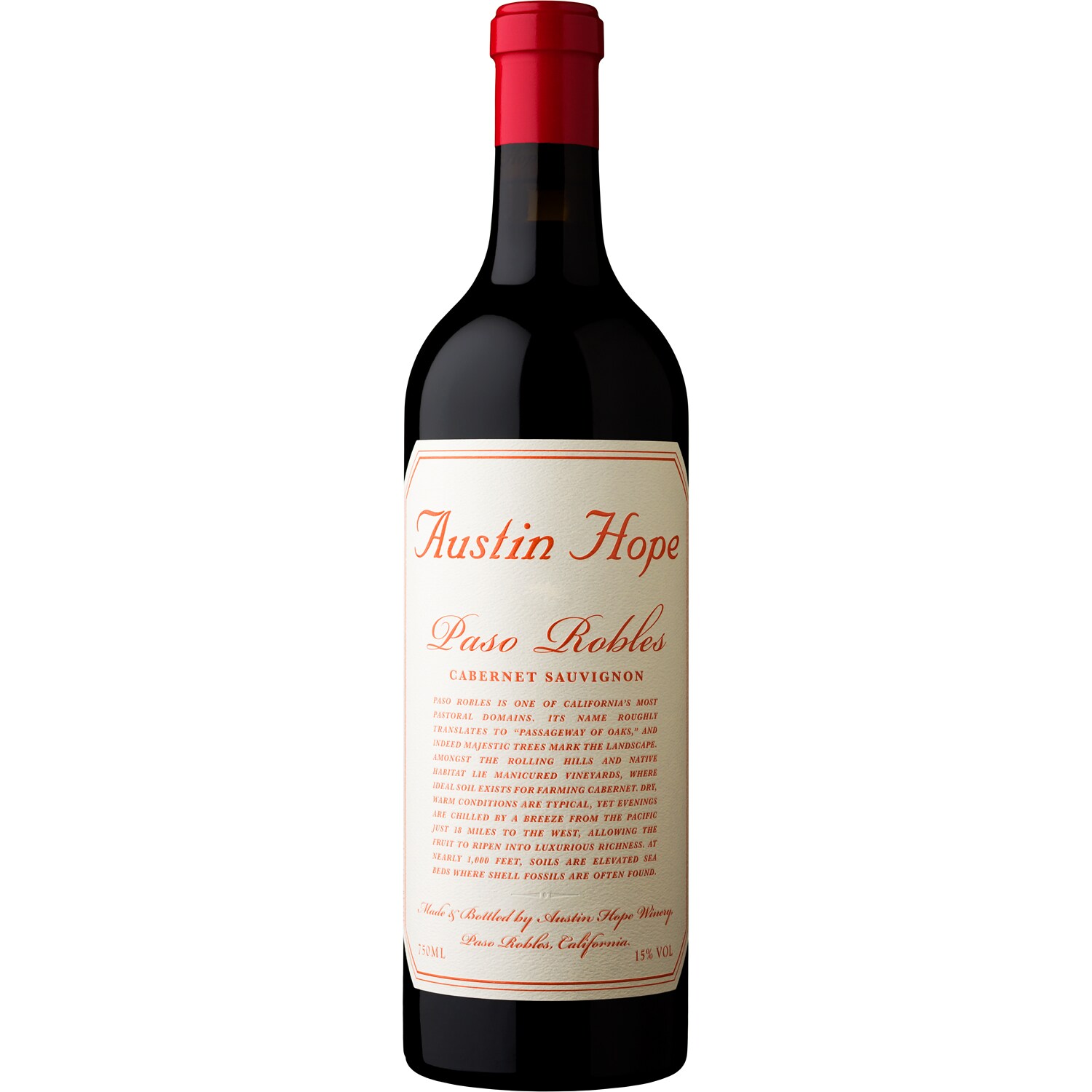 Austin Hope Cabernet Paso Robles Single Vineyard