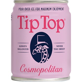 Tip Top Cosmopolitan Cocktail, Can