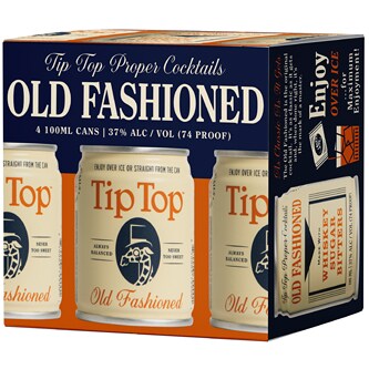 Tip Top Old Fashioned Cocktail, Cans