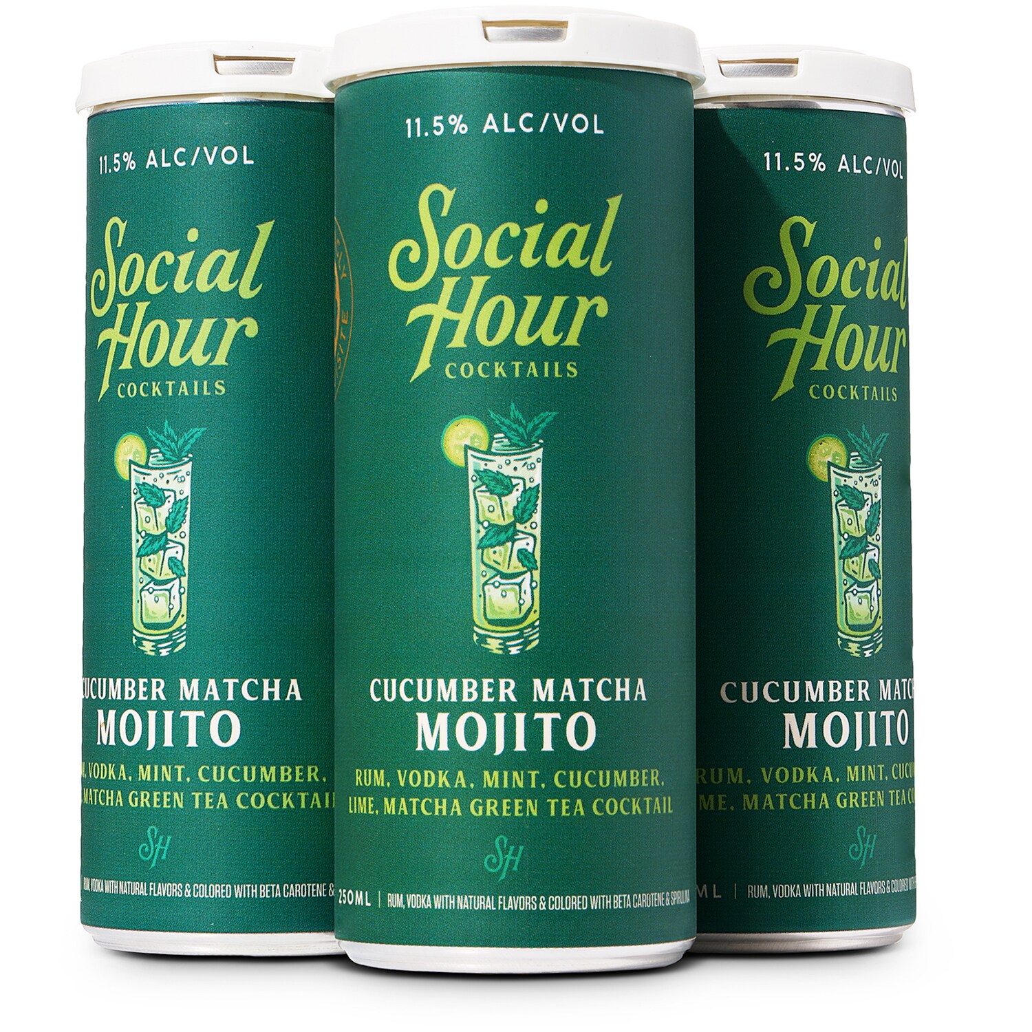 Social Hour Cucumber Matcha Mojito
