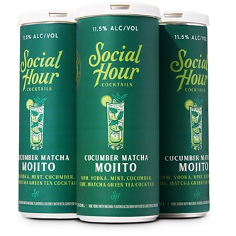 Social Hour Cucumber Matcha Mojito