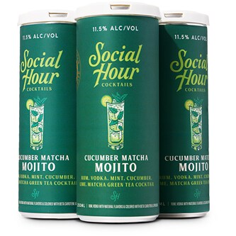 Social Hour Cucumber Matcha Mojito