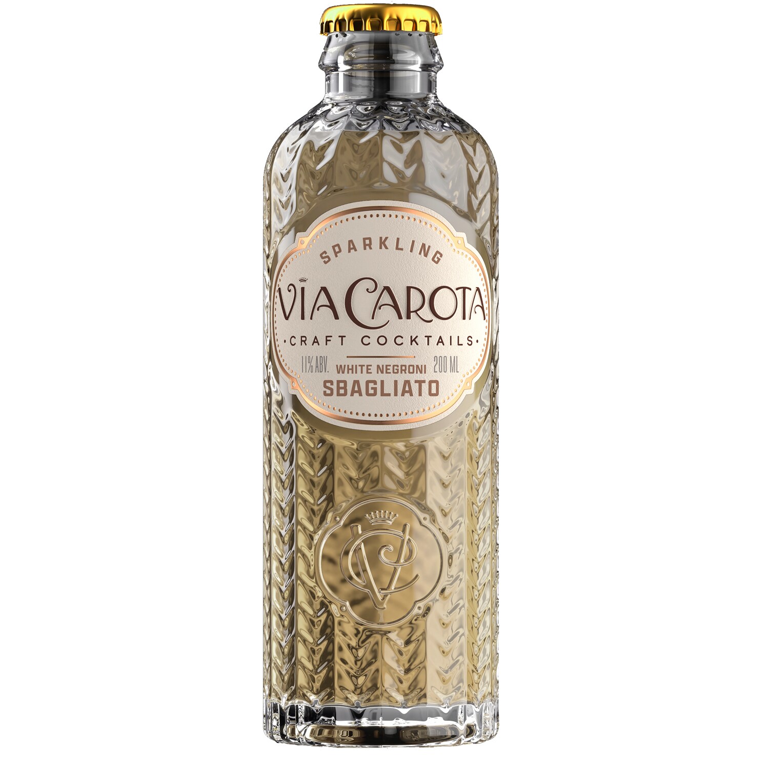 Via Carota White Negroni Sbagliato Sparkling Cocktail