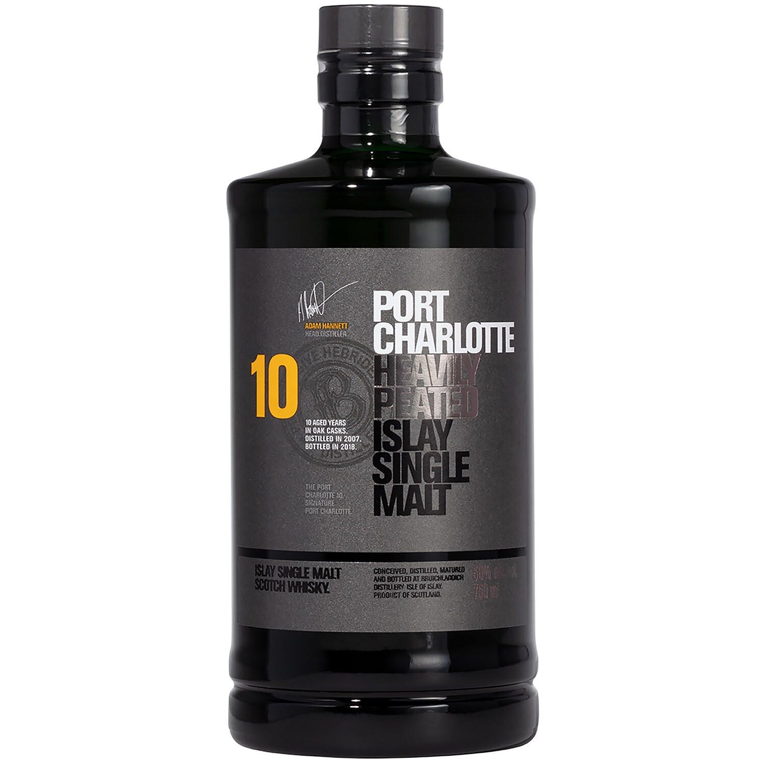 Port Charlotte 10 Year Heavily Peated Islay Single Malt Scotch Whisky