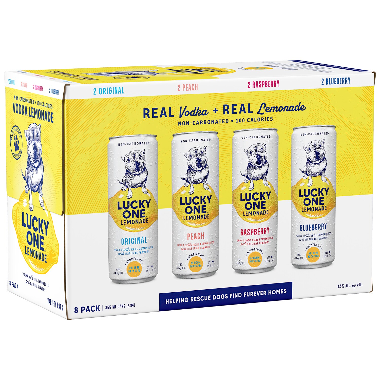 Lucky One Vodka Lemonade Variety Pack, Cans