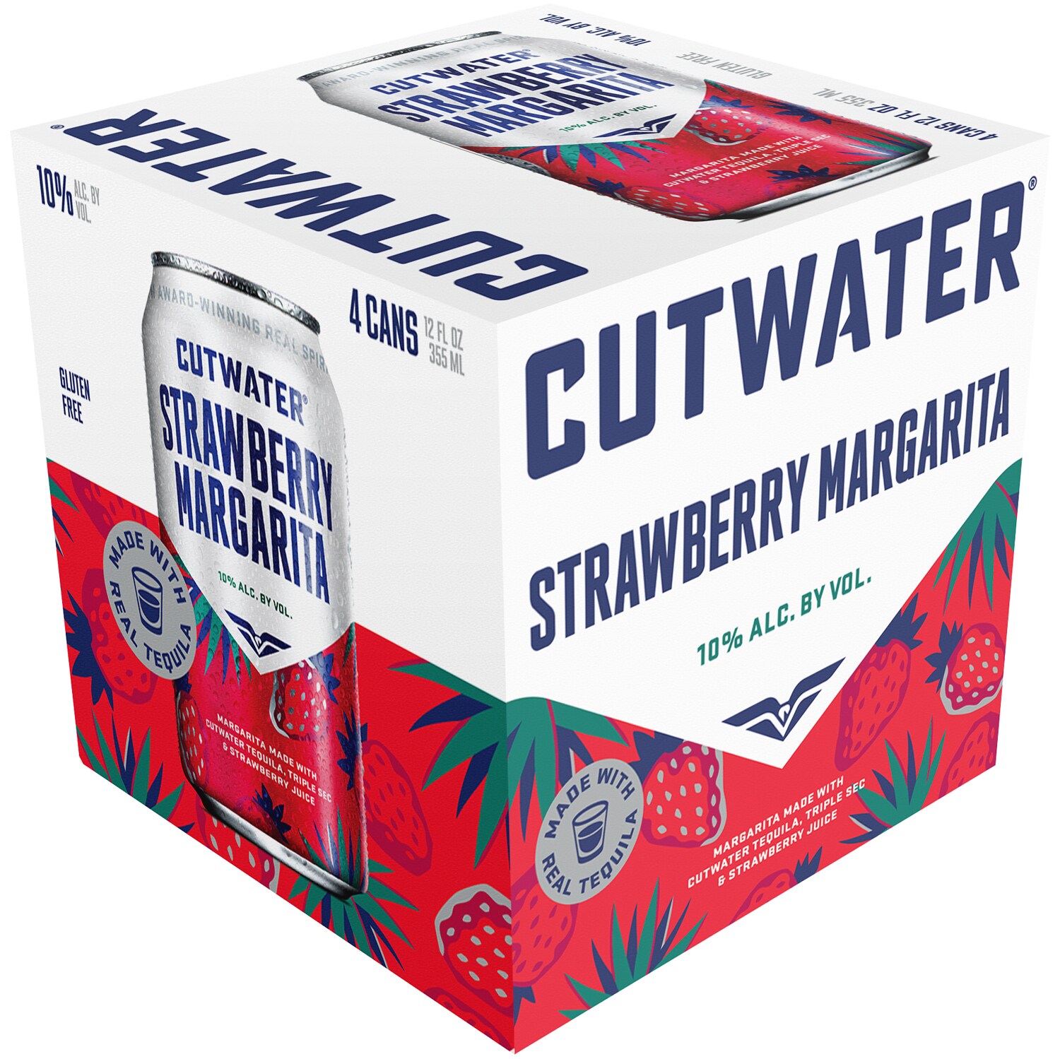 Cutwater Spirits Strawberry Margarita, Cans