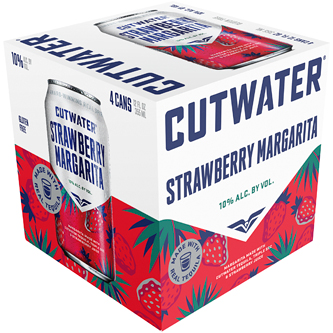 Cutwater Spirits Strawberry Margarita, Cans
