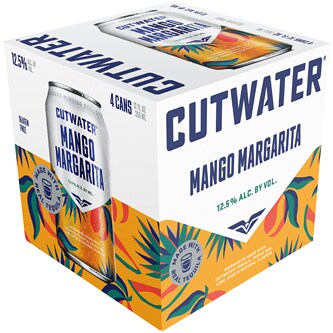 Cutwater Spirits Mango Margarita, Cans