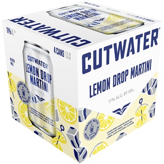 Cutwater Spirits Lemon Drop Martini, Cans