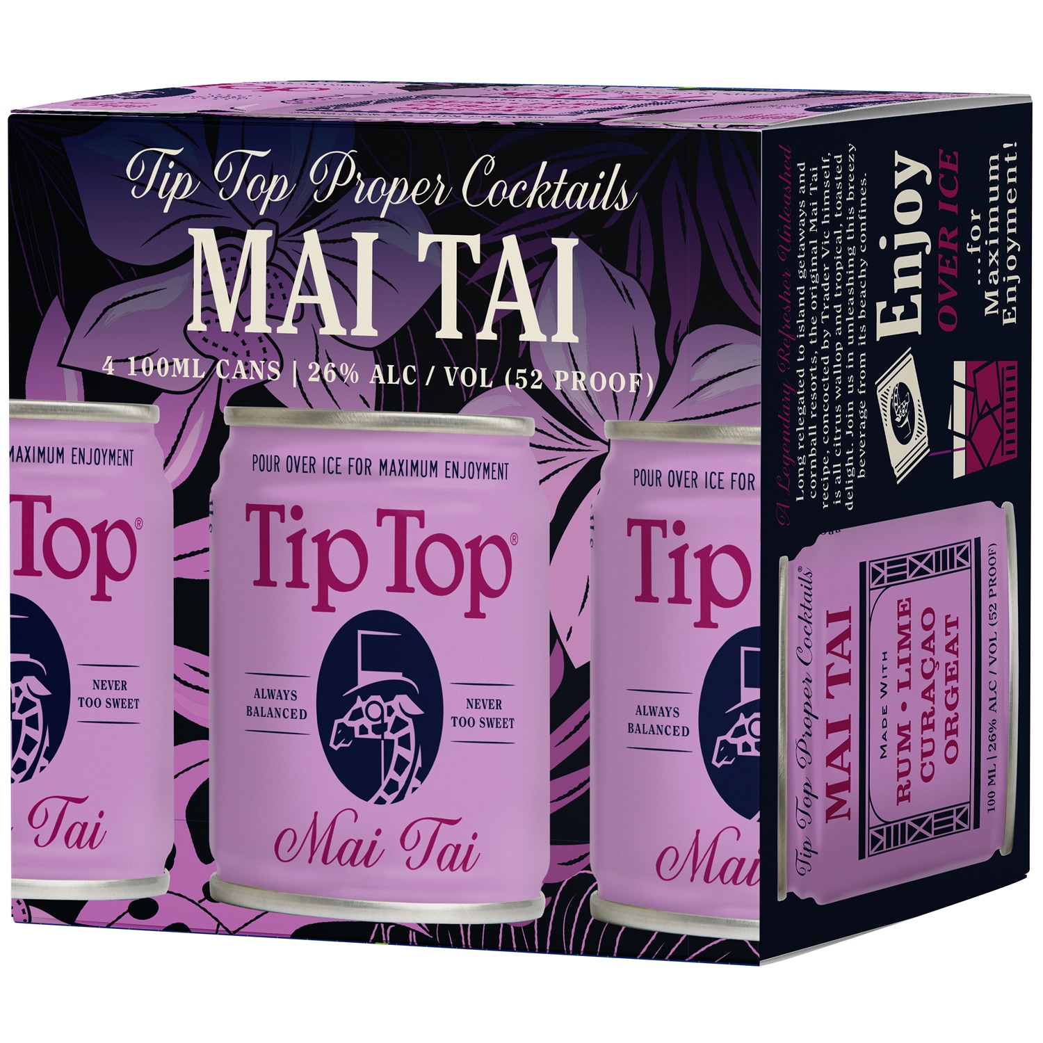 Tip Top Mai Tai Cocktail, Cans  