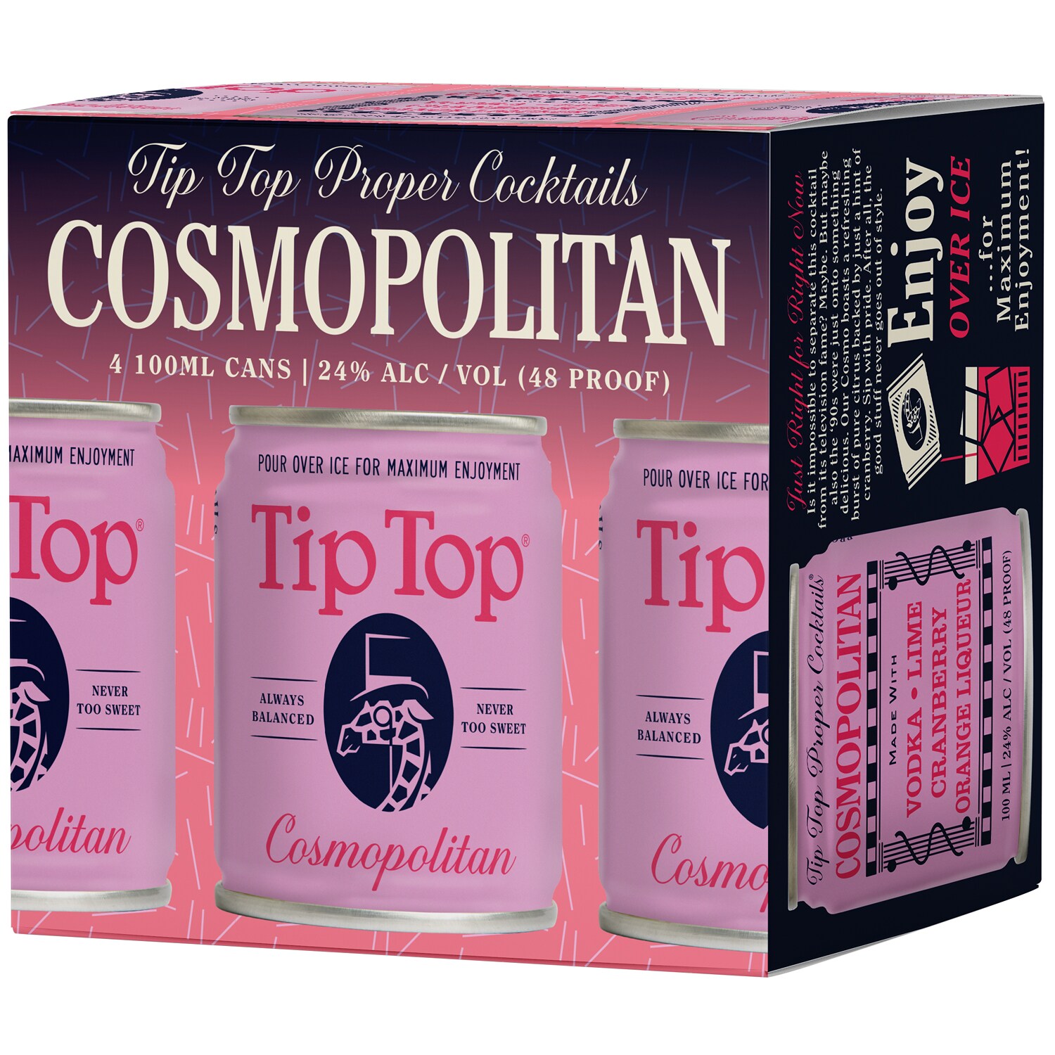 Tip Top Cosmopolitan Cocktail, Cans  