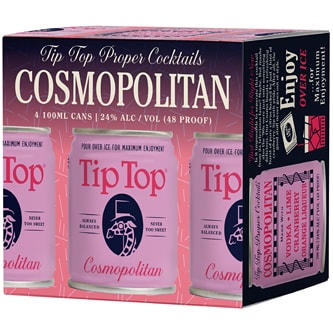 Tip Top Cosmopolitan Cocktail, Cans