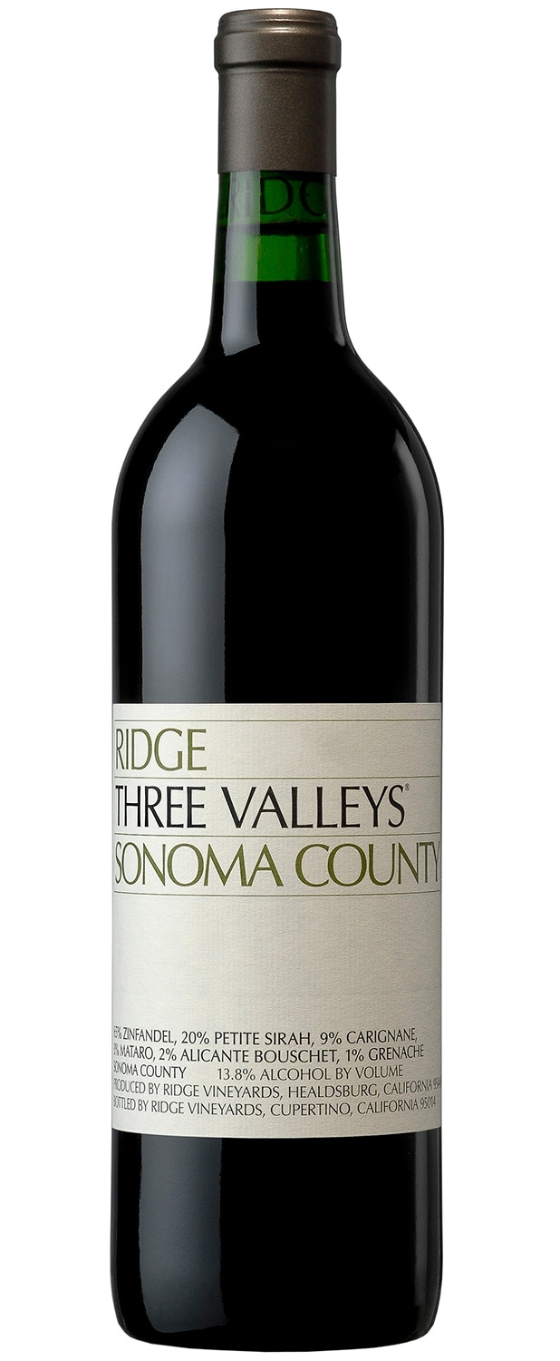 Ridge Three Valleys Sonoma County Zinfandel