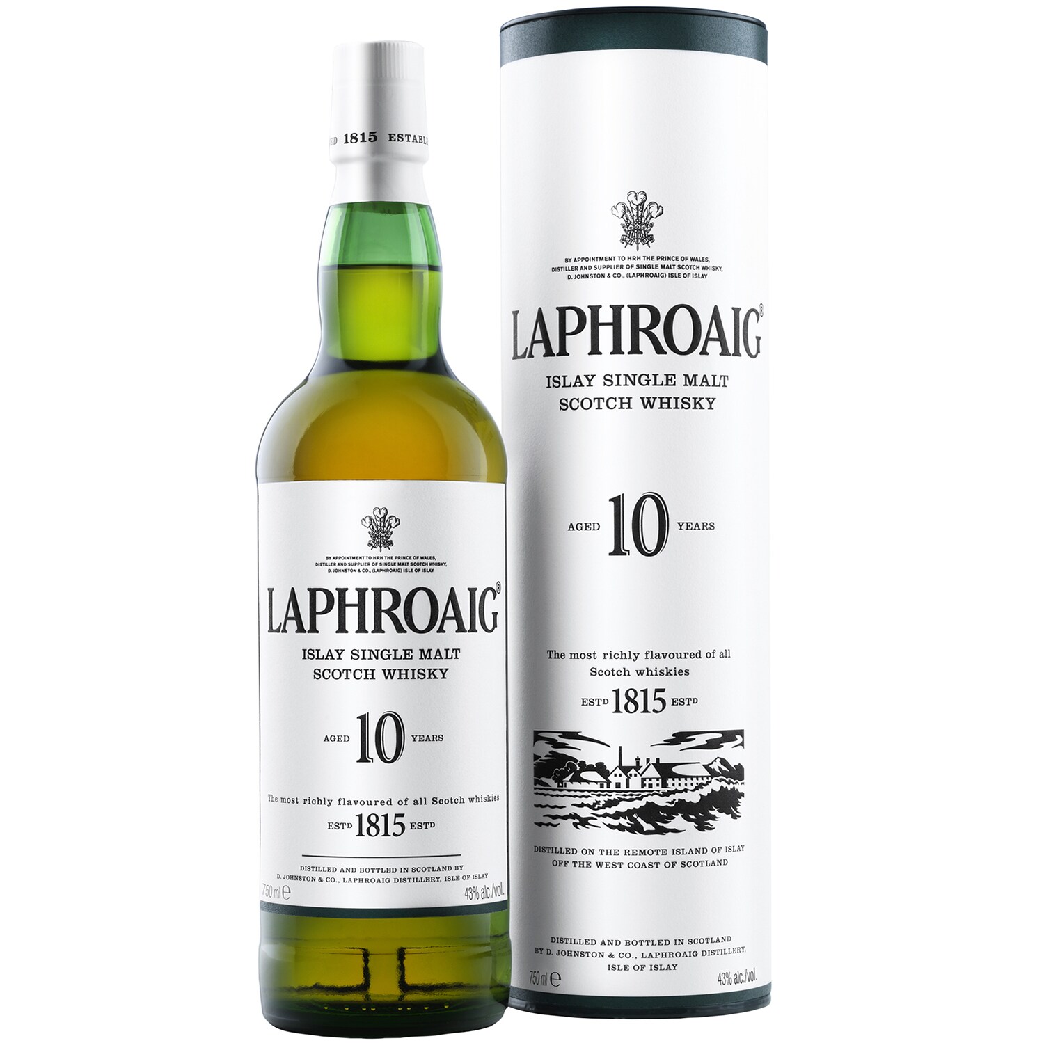 Laphroaig 10 Year Old Islay Scotch Whisky