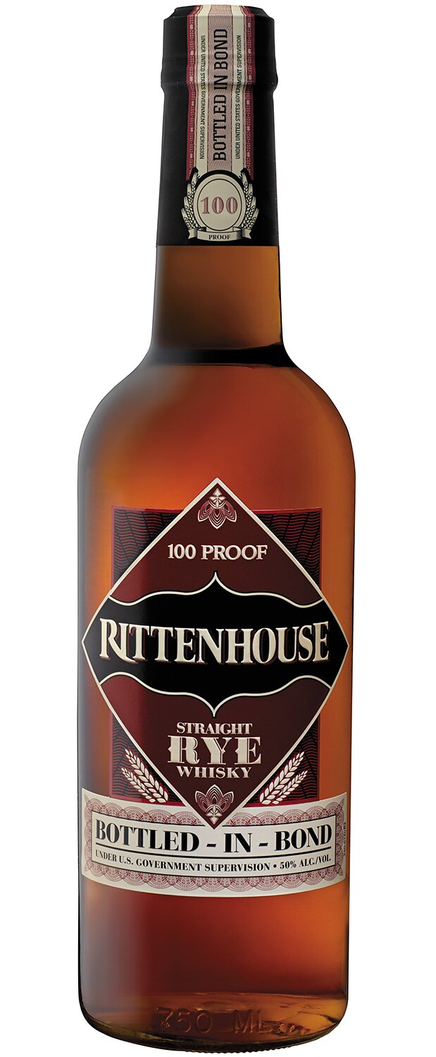 Rittenhouse Bottled in Bond 100° Straight Rye Whisky