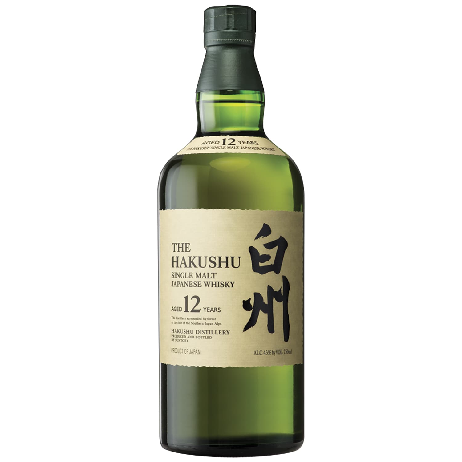 Suntory The Hakushu 12 Year Single Malt Japanese Whisky